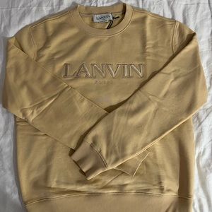 LANVIN Paris Embroidered Sweatshirt